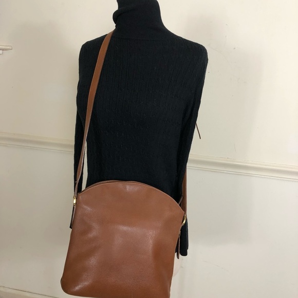 Vintage Coach British Tan crossbody bag ITALY - Picture 2 of 13